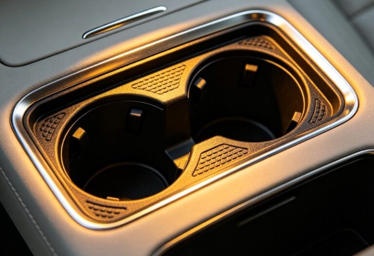 Automotvie console cup holder mold